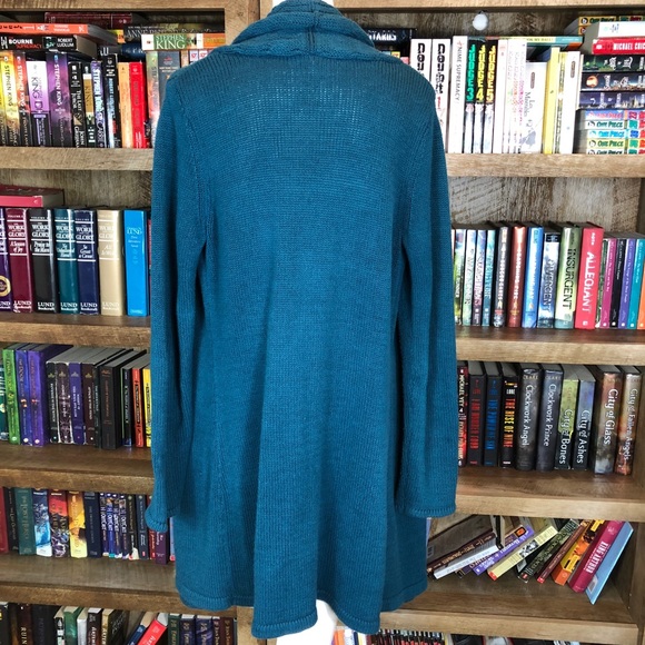 Leo & Nicole Green Knit Cardigan J340 - Picture 4 of 7